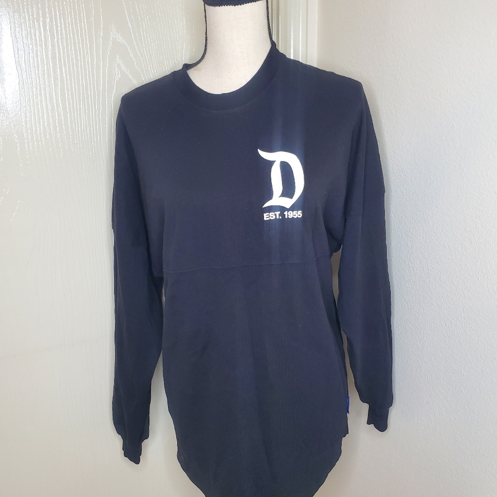 Disneyland Resort Spirit Jersey Long‎ Sleeve Black Size XS